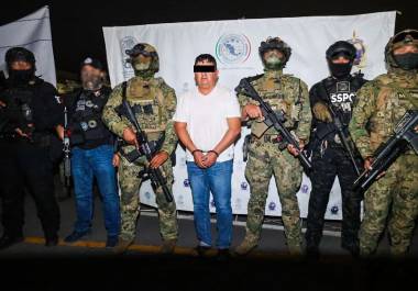 Audias N, alias el Jardinero, fue detenido por la Marina en una acción coordinada por el gabinete de seguridad.