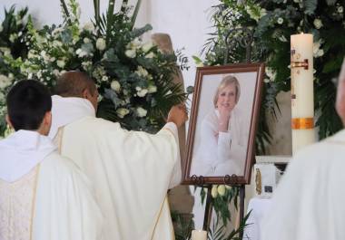 Patricia Martínez González, empresaria y filántropa originaria de Piedras Negras, Coahuila, fue despedida con una emotiva ceremonia religiosa en Saltillo