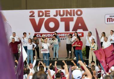 ‘Faltan horas para decidir el rumbo de México’, recuerda Claudia Sheinbaum en cierre de campaña en Saltillo