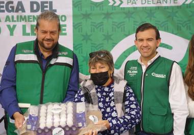 Los beneficios del programa de huevo y leche llegan actualmente a cerca de 8 mil familias de Ramos Arizpe.