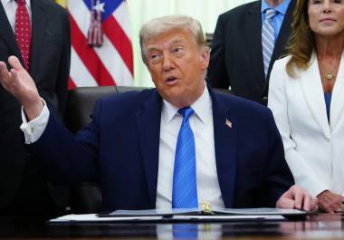 Trump destacó una reducción de 97 por ciento en la entrada de drogas a territorio estadounidense.