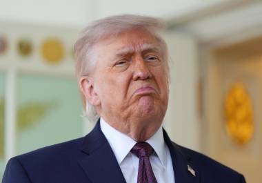 El presidente Donald Trump en el Despacho Oval de la Casa Blanca en Washington.