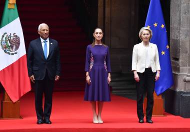 La ceremonia protocolaria se realizó en uno de los espacios más emblemáticos de Palacio Nacional.