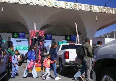 El año con mayor número de encuentros con autoridades en frontera con EU fue 2022, con 2 millones 553 mil 540.