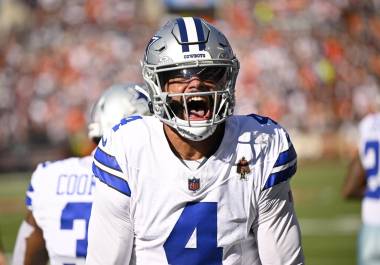 Prescott celebró su sustanciosa extensión de contrato con el triunfo de los Cowboys ante los Browns.