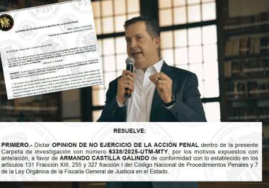 Da Fiscalía de NL carpetazo al caso contra Armando Castilla; reafirma que hubo fabricación de pruebas