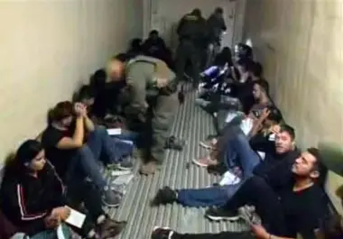 Autoridades señalaron que se trató de un intento de contrabando de personas, cuyas vidas fueron puestas en riesgo.