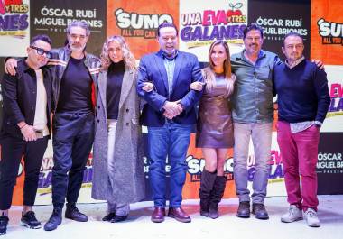 Elenco. La química entre Mauricio Islas, Omar Fierro, César Évora y Mariazel es uno de los atractivos de esta comedia que llegará al Teatro Fernando Soler.
