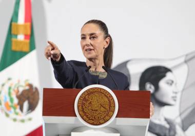 “No es contra México, están vigilando las aguas internacionales, por si llega droga”, dijo la Presidenta.