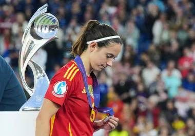 Aitana Bonmatí quedó fuera de la final tras lesionarse el peroné en una sesión de entrenamiento.