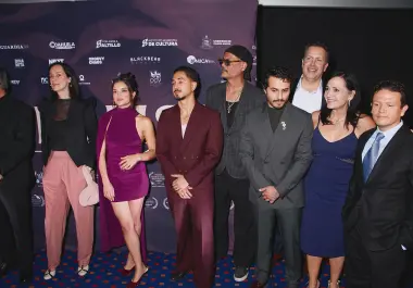 Debut. Vico Escorcia, Guillermo Alonso y Joshua Okamoto encabezaron la presentación especial de ‘El Desaire’ en Ciudad de México.