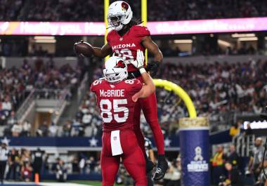 Marvin Harrison Jr. abrió el marcador con su tercer touchdown de la temporada.