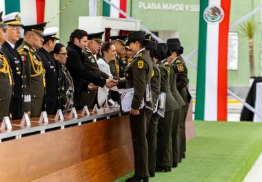 La presidenta de México, Claudia Sheinbaum, encabezó la ceremonia por el 112 aniversario del Ejército Mexicano, en Nuevo León.