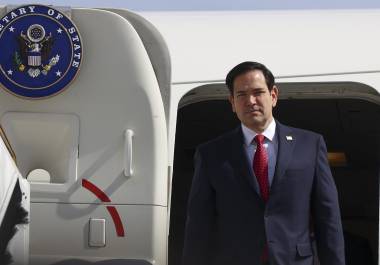 El Secretario de Estado de EU, Marco Rubio, urgió a los miembros de la ONU a votar a favor de la resolución propuesta de Estados Unidos. FOTO: