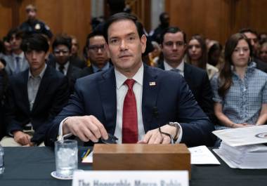 Rubio destacó en el Senado el poder económico y militar de EU para proteger a sus ciudadanos.