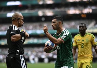 Partido entre México y Sudáfrica.