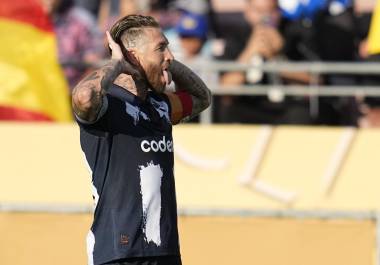 Sergio Ramos celebra su gol ante Inter de Milán en el Mundial de Clubes 2025, un empate que mantiene con vida a Rayados rumbo a la segunda jornada.