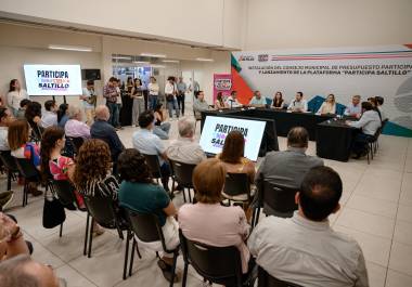 El alcalde Javier Díaz González presentó la plataforma “Participa Saltillo” para incentivar el presupuesto participativo.