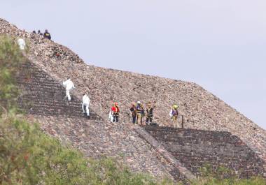 Cibernautas cuestionaron los protocolos de seguridad por parte de autoridades en el sitio arqueológico.