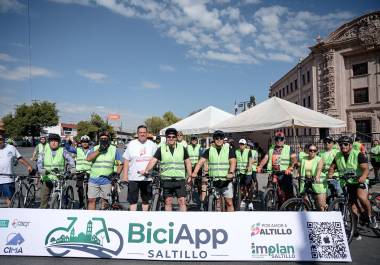 La aplicación también cuenta con una función para reportar incidentes encontrados durante los trayectos en bicicleta.