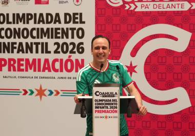 Manolo resaltó la Premiación de la Olimpiada del Conocimiento Infantil, el Fut Fest Saltillo y la firma del Pacto Coahuila.