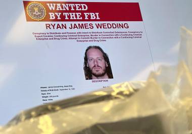 Ryan Wedding, uno de los narcotraficantes más buscados de Estados Unidos, que ha sido comparado con Joaquín ‘el Chapo’ Guzmán, fue capturado el jueves.