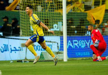 El portugués marcó desde los 11 pasos, acercándose a la mítica cifra de los 1000 goles en su carrera profesional.