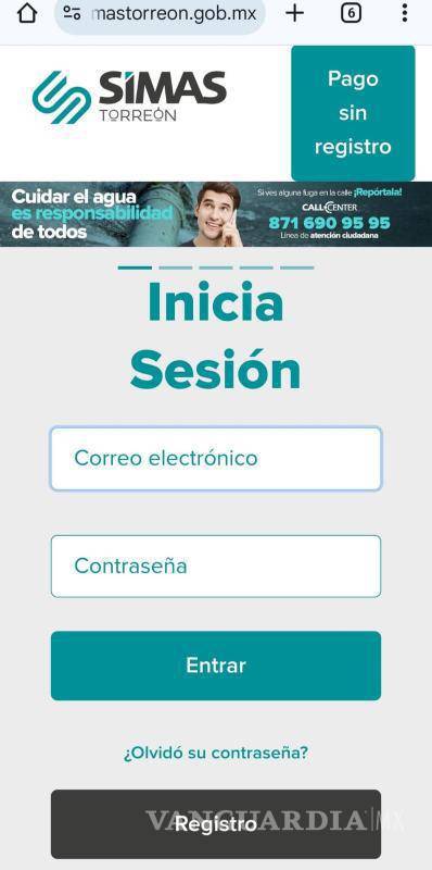 $!El pago en línea de Simas Torreón está disponible las 24 horas, siete días a la semana.