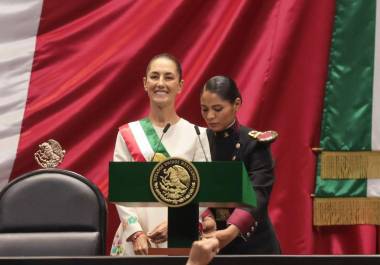 Claudia Sheinbaum toma protesta como Presidenta Constitucional de México, en la Cámara de Diputados tras vencer en los comicios que se llevaron acabo el pasado 2 de Junio.