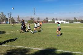 La selección femenil de Rugby se enfrentó a Nuevo León y a Veraruz, resultando vencedora de ambos encuentros.