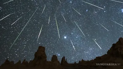 (IMAGEN ILUSTRATIVA) La lluvia de estrellas Dracónidas que podrá observarse en los próximos días, siendo México una de las regiones con mejores condiciones para intentar verla.
