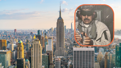 Nicolás Maduro y su esposa llegan a los Estados Unidos