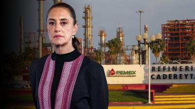 Claudia Sheinbaum cuestionó a funcionarios por la caída en la producción de combustibles de Pemex, según Reuters.