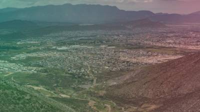 Vista panorámica de la ciudad de Saltillo.