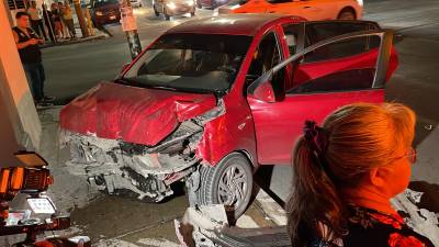 El accidente dejó una persona lesionada.