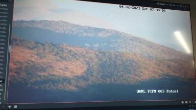 El incendio fue detectado gracias a las cámaras de monitoreo de la UANL que están ubicadas en el Cerro del Potosí