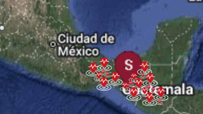 El Servicio Sismológico Nacional informó que el sismo de magnitud 7.4 en Chiapas ha generado 60 réplicas y fue catalogado como un enjambre sísmico.