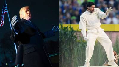 Donald Trump utilizó sus redes sociales para lanzar duras críticas contra el Show de Medio Tiempo protagonizado por Bad Bunny.