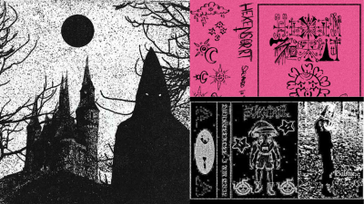 Ilustraciones referentes al Dungeon Synth | Portada de Hexensorrt | Portada de Dunkeltroll