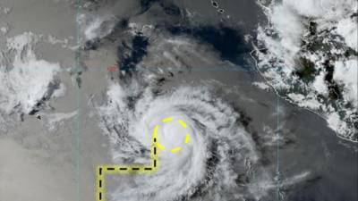La tormenta tropical ‘Aletta’, primera de la temporada en el océano Pacífico, se formó este jueves en aguas mexicanas.