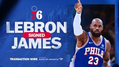 Joel Embiid y LeBron James compartirán vestidor en una de las combinaciones más llamativas de la Conferencia Este.