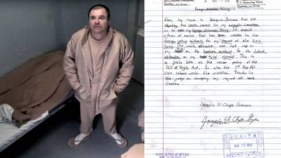 El Chapo envía otra carta al tribunal federal