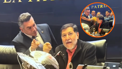 Gerardo Fernández Noroña y Alejandro ‘Alito’ Moreno protagonizaron un altercado verbal en el Senado durante la sesión de declaratoria de constitucionalidad de la reforma de “supremacía constitucional”