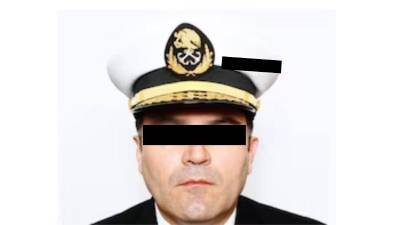 El contralmirante Fernando Farías Laguna, presunto líder de la red huachicol fiscal en las aduanas de la Secretaría de Marina (Semar) de México, compareció ante un juez federal argentino.