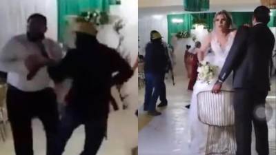 Momentos de terror vivieron invitados y festejados a una boda en Tabasco, cuando sujetos armados irrumpieron en el salón de fiesta.