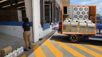 Incautan metanfetamina líquida en Sinaloa