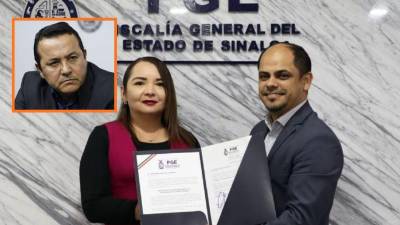 Claudia Zulema Sánchez Kondo tomó protesta a José Roberto Quiñonez Coronado como Encargado de la Vicefiscalía General de la Fiscalía General del Estado de Sinaloa