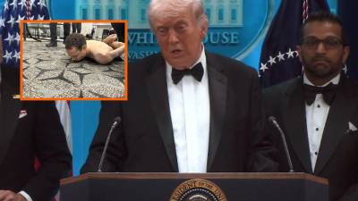 Elementos de seguridad y del Servicio Secreto detienen a presunto responsable del atentado