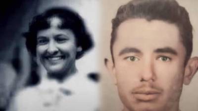 Los verdaderos rostros de los protagonistas de esta tragedia. María Justina Cabrera García y su novio Juan Manuel García.