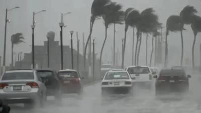 Un canal de baja presión en el sureste mexicano y el ingreso de humedad del golfo de México y mar Caribe, originarán lluvias intensas e intervalos de chubascos